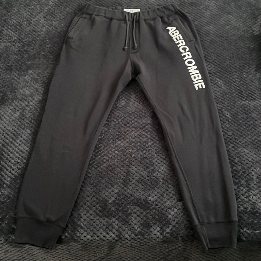 Black Abercrombie Joggers
